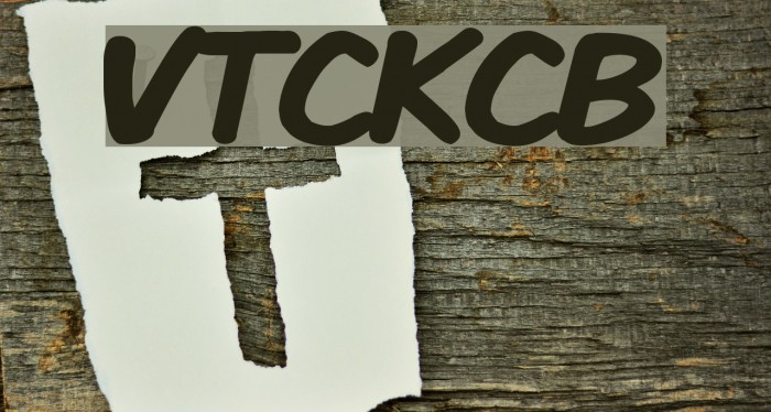 VTCKomixationCapsBold Font examples