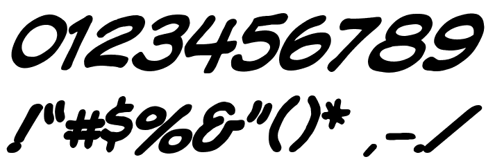 VTCKomixationCapsItalic Font OTHER CHARS