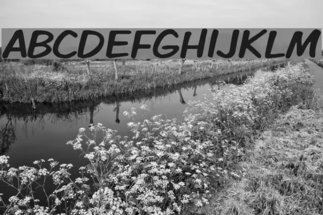 VTCKomixationCaps Font examples