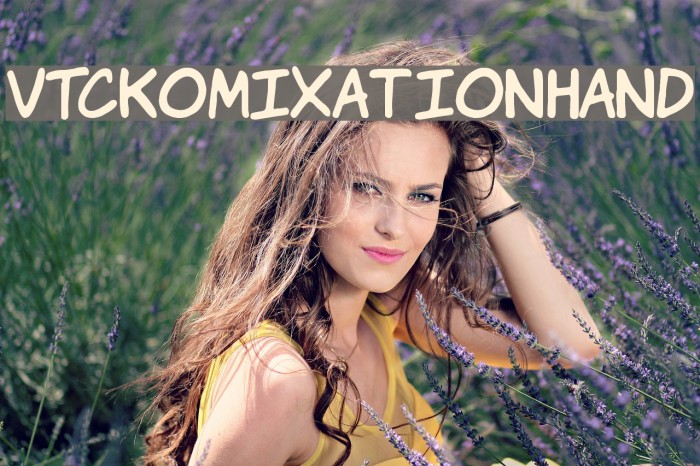 VTCKomixationHand Font examples