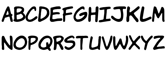 VTCKomixationHand Font LOWERCASE