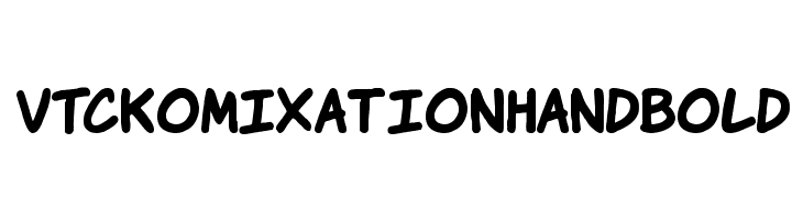 VTCKomixationHandBold फ़ॉन्ट