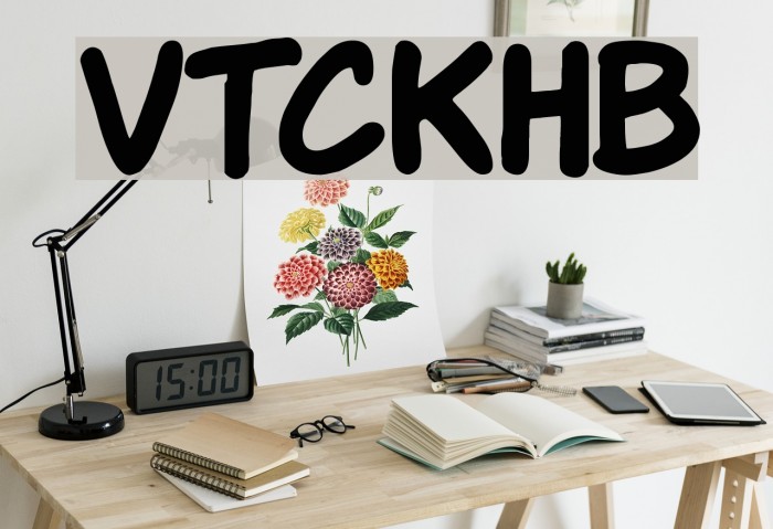 VTCKomixationHandBold Font examples