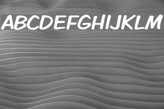 VTCKomixationRegular Font examples