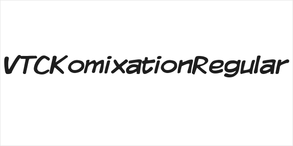VTCKomixationRegular Logo