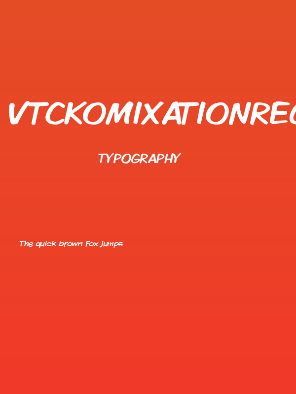 VTCKomixationRegular Poster