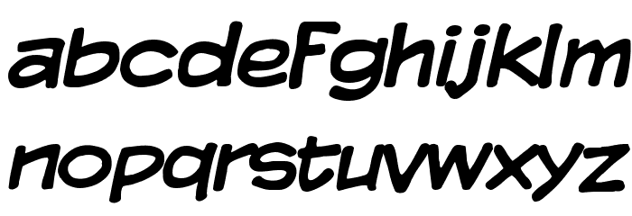 VTCKomixationRegular Font LOWERCASE