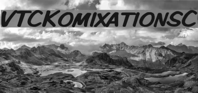 VTCKomixationSC Font examples