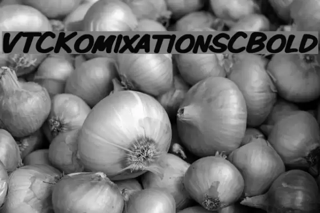 VTCKomixationSCBold Font examples