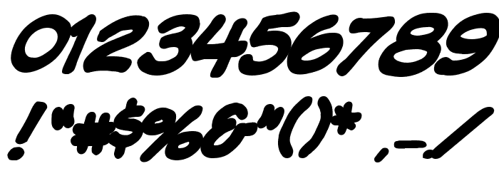 VTCKomixationSCBoldItalic Font OTHER CHARS