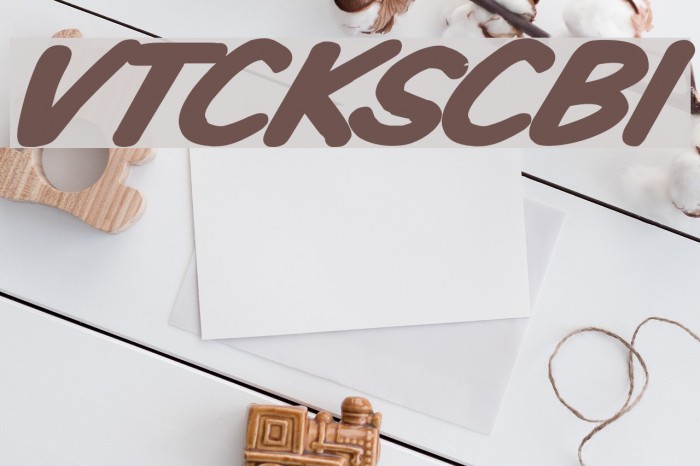 VTCKomixationSCBoldItalic Font examples