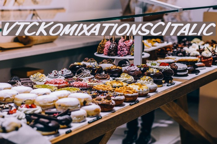 VTCKomixationSCItalic Font examples