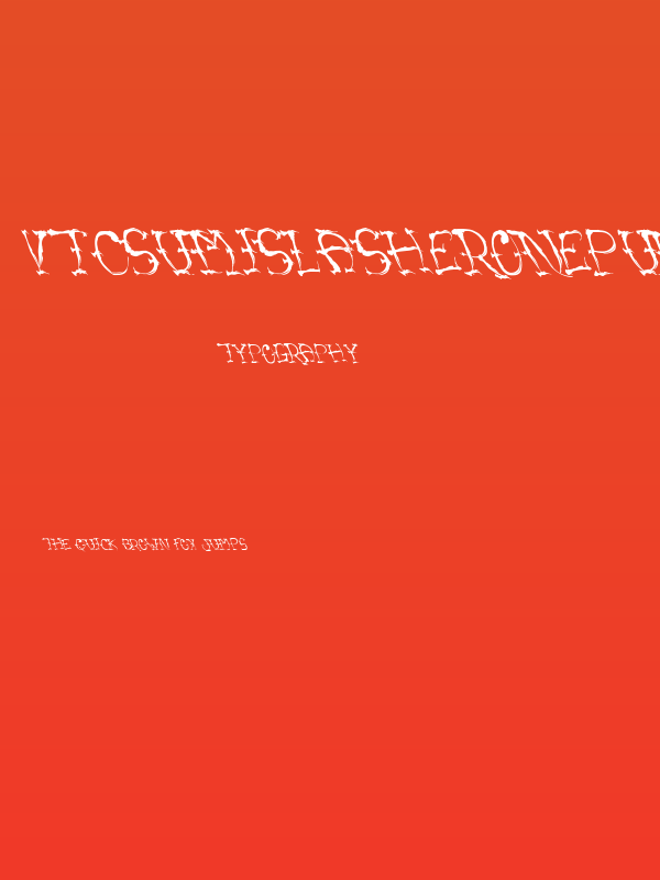 VTCSumiSlasherOnePunchDrunk Poster