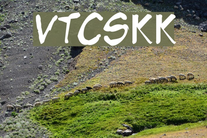 VTCSundayKomixKrumpled Font examples