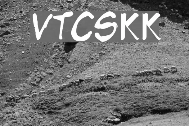 VTCSundayKomixKrumpled Schriftart examples