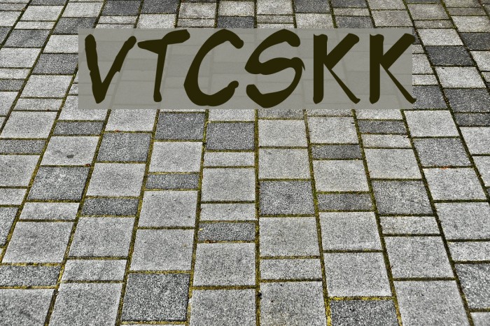 VTCSundayKomixKrumpled Font examples