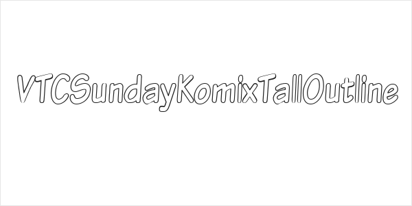 VTCSundayKomixTallOutline Logo