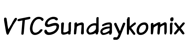 VTCSundaykomix Font