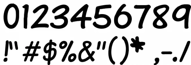 VTCSundaykomixcaps Font OTHER CHARS