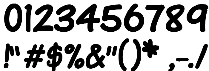 VTCSundaykomixcapsBold Font OTHER CHARS