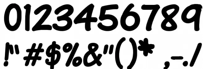 VTCSundaykomixcapsBold Font OTHER CHARS