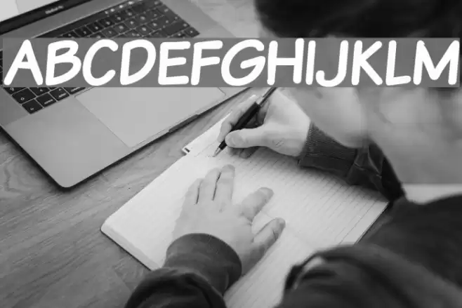 VTCSundaykomixcapsBold Font examples