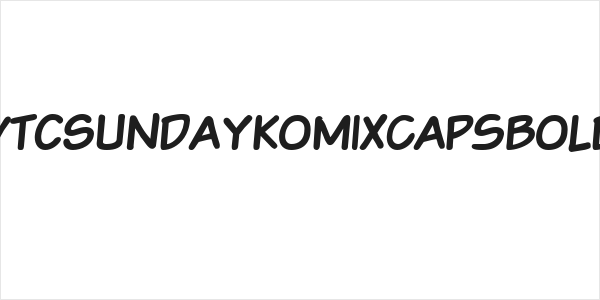 VTCSundaykomixcapsBold Logo