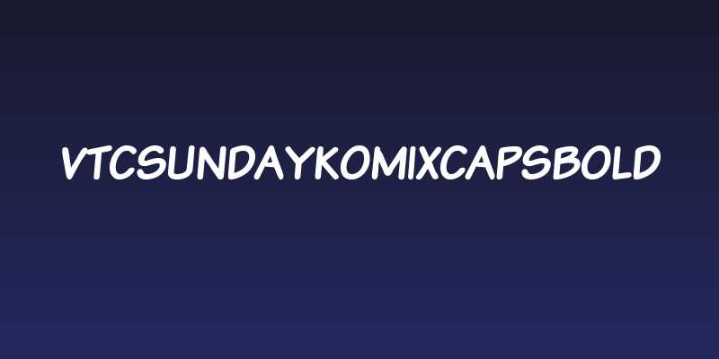 VTCSundaykomixcapsBold Social Header
