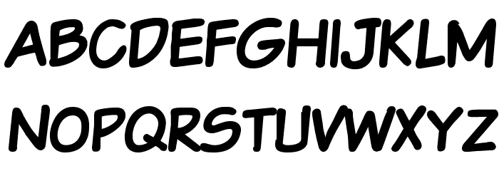 VTCSundaykomixcapsBold Font LOWERCASE