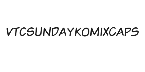 VTCSundaykomixcaps Logo