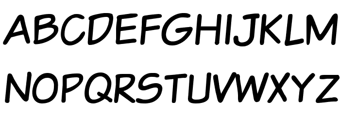 VTCSundaykomixcaps Font LOWERCASE