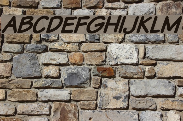 VTCSundaykomixcapsboldItalic Font examples