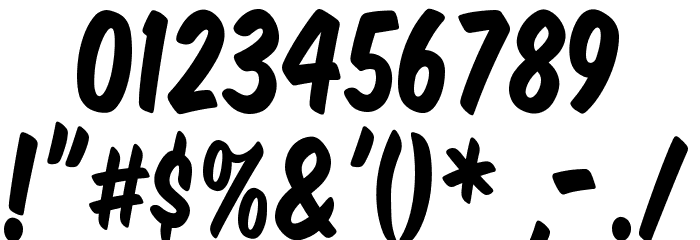 VTCSuperMarketSale Font OTHER CHARS