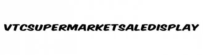 VTCSuperMarketSaleDisplay  Fuentes Gratis Descargar