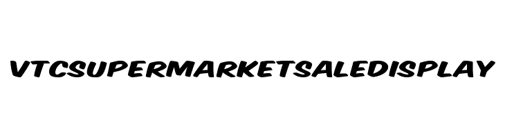 VTCSuperMarketSaleDisplay  font caratteri gratis