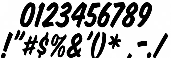 VTCSuperMarketSaleItalic Font OTHER CHARS