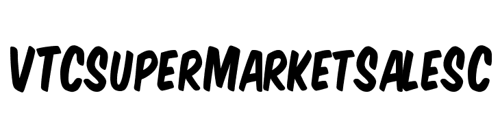 VTCSuperMarketSaleSC Font