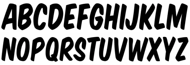 VTCSuperMarketSaleSC Font Litere mari