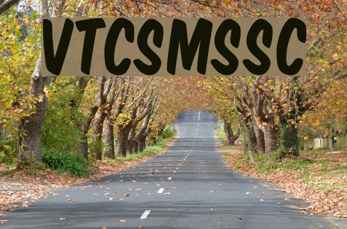 VTCSuperMarketSaleSC Font examples