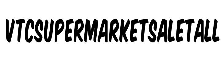 VTCSuperMarketSaleTall Font