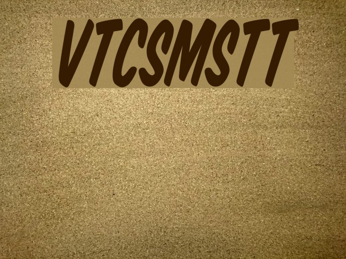 VTCSuperMarketSaleTallTilt Font examples