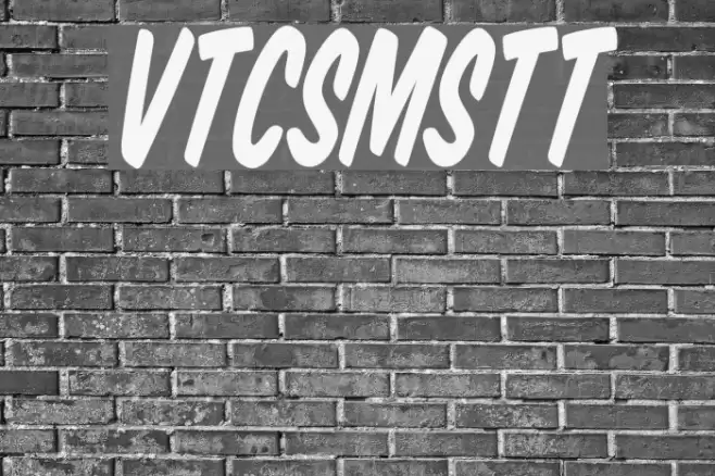 VTCSuperMarketSaleTallTilt Font examples