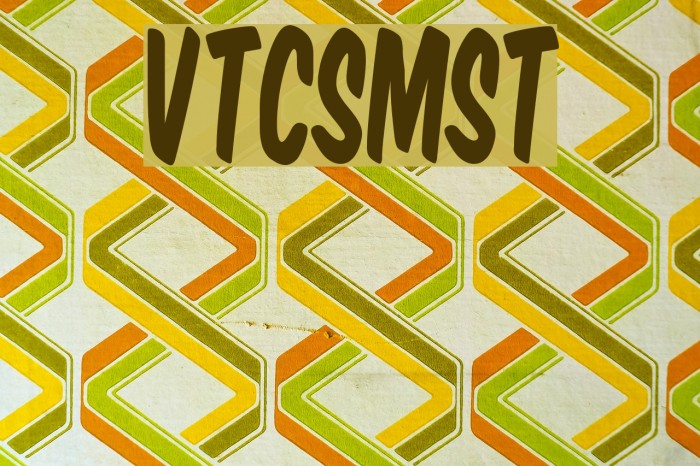 VTCSuperMarketSaleTall Font examples