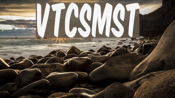 VTCSuperMarketSaleTall Font examples