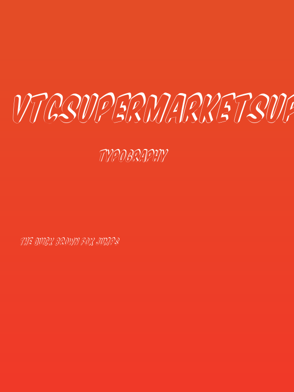 VTCSuperMarketSuperSale3DTilt Poster