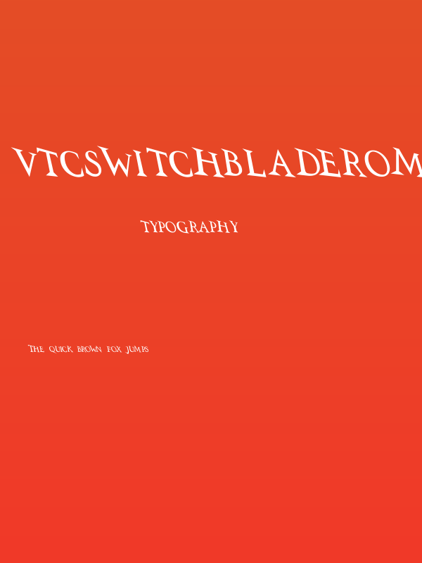 VTCSwitchbladeRomanceDrunk Poster