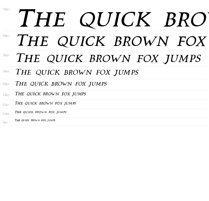 VTCSwitchbladeRomanceItalic Waterfall