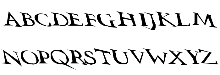 VTCSwitchbladeRomanceSloppyDrunk Font LOWERCASE