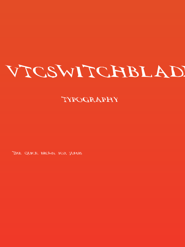 VTCSwitchbladeRomanceSloppyDrunk Poster