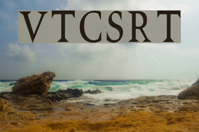 VTCSwitchbladeRomanceTall Font examples